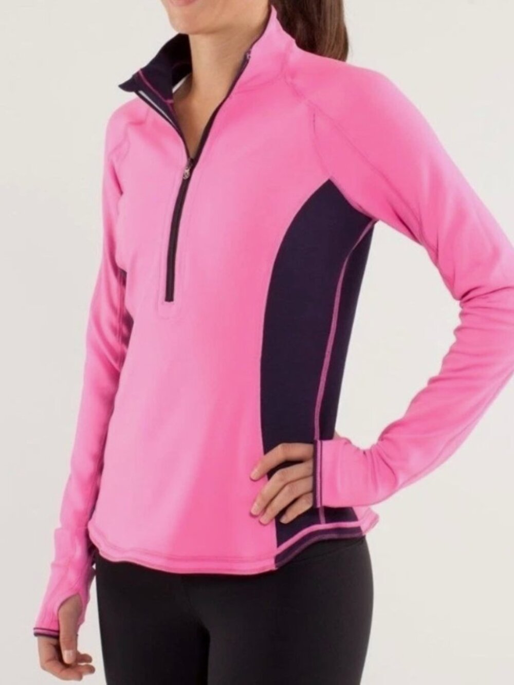 Lululemon Run U-Turn Pullover Rulu Reversible Half Zip Running Jacket Size S